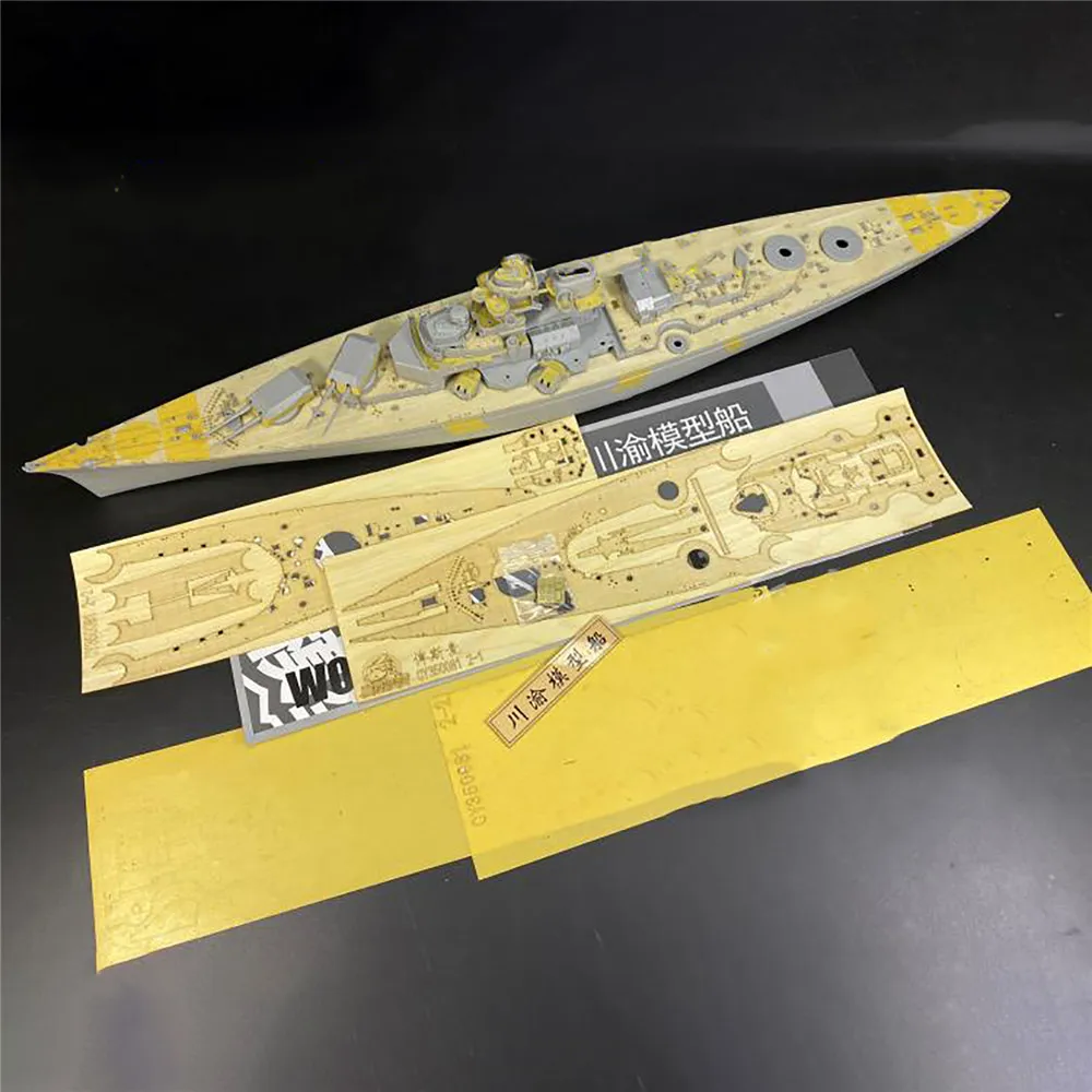 1/350 Wooden Deck With Masking Sheet For Trumpeter 05358 Bismarck Battleship Model CY350081 DIY Model Ship Kits
1/350 Wooden Deck With Masking Sheet For Trumpeter 05358 Bismarck Battleship Model CY350081 DIY Model Ship Kits