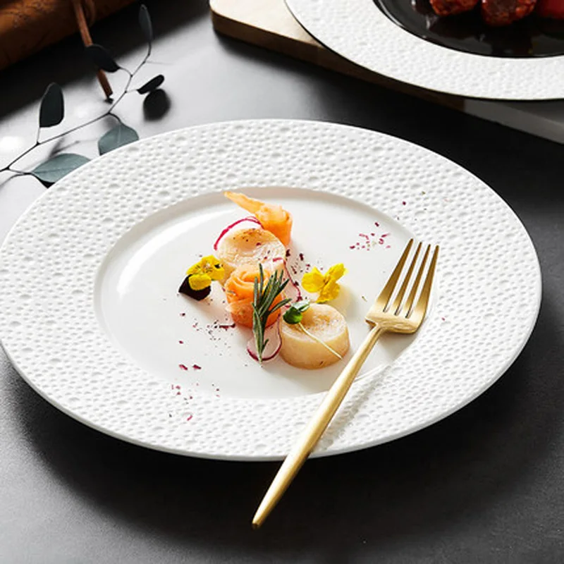 

Скандинавская Западная тарелка для стейка, основная тарелка для ресторана, тарелка для пасты, кухонная посуда для отеля