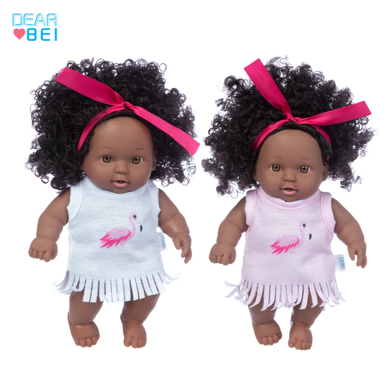 Black African Black Baby Dolls Mini Cute Curly Explosive Hairstyle Doll Black 8-inch Silicone Vinyl Baby Toy Girl Christmas Gift
Black African Black Baby Dolls Mini Cute Curly Explosive Hairstyle Doll Black 8-inch Silicone Vinyl Baby Toy Girl Christmas Gift