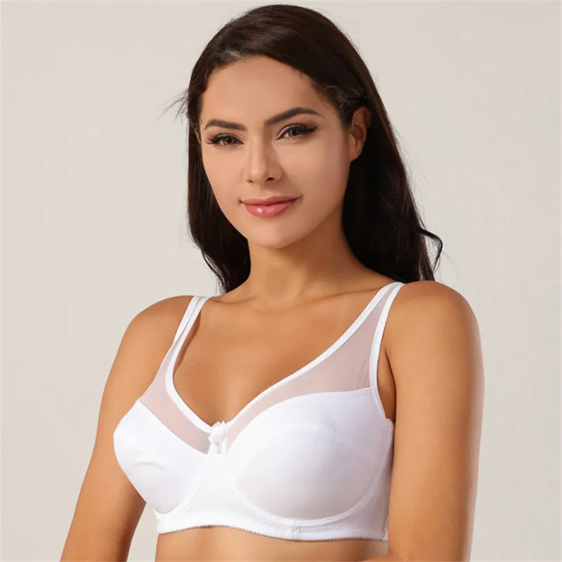 Women's Wired Minimizers Comfort And Support Plus Size Push Up Bra Sexy Lingerie Transparent Lace Super Thin Intimates 85D-105F
Women's Wired Minimizers Comfort And Support Plus Size Push Up Bra Sexy Lingerie Transparent Lace Super Thin Intimates 85D-105F