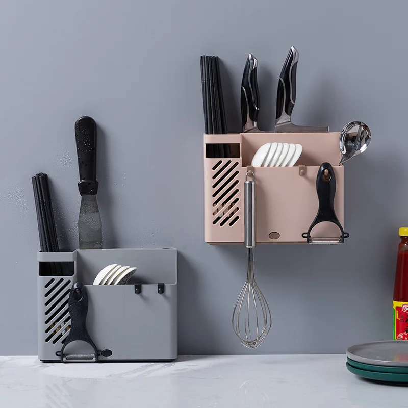Multifunction Drain Chopsticks Holder Cutlery Organizer Kitchen Storage Rack Hanging Shelf Knife Spoon Stand Home Supplies
Multifunction Drain Chopsticks Holder Cutlery Organizer Kitchen Storage Rack Hanging Shelf Knife Spoon Stand Home Supplies