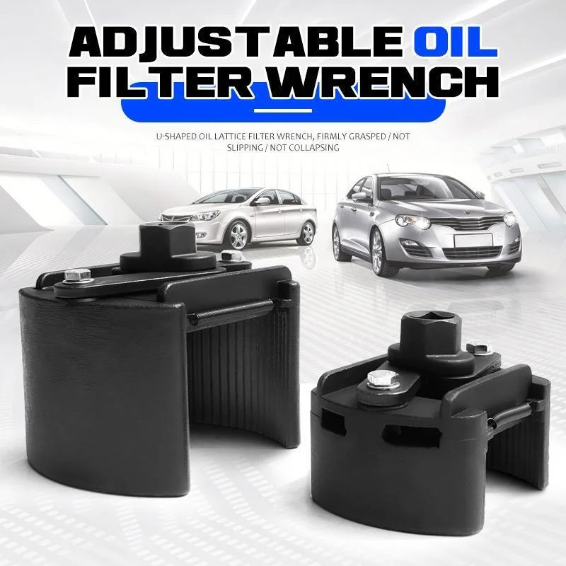 New Two-Jaws Oil Filter Wrench Fuel Filter Remover 60mm-80mm Cast Steel Adjustable Removal Tool Cast Steel Filter Wrenches
New Two-Jaws Oil Filter Wrench Fuel Filter Remover 60mm-80mm Cast Steel Adjustable Removal Tool Cast Steel Filter Wrenches
