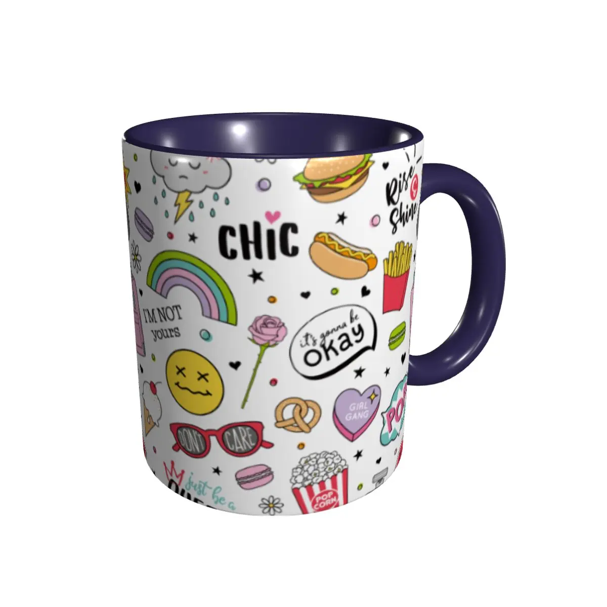 Ceramic Cup Classic Curved Cup, with smooth curve and high temperature resistant frosted coffee cup gift cup 330ml.
Ceramic Cup Classic Curved Cup, with smooth curve and high temperature resistant frosted coffee cup gift cup 330ml.