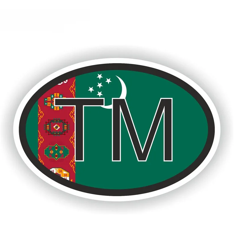 Creative Turkmenistan TM Car Sticker Accessories Vinyl PVC 14cm*9cm Motorcycle Waterproof Windshield Car Styling Decal 
Creative Turkmenistan TM Car Sticker Accessories Vinyl PVC 14cm*9cm Motorcycle Waterproof Windshield Car Styling Decal