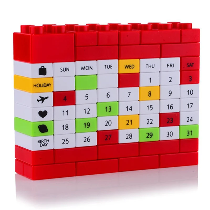 2018 DIY plastic handmade building blocks calendar creative Decoration calendar Table Calendar toy brick
2018 DIY plastic handmade building blocks calendar creative Decoration calendar Table Calendar toy brick