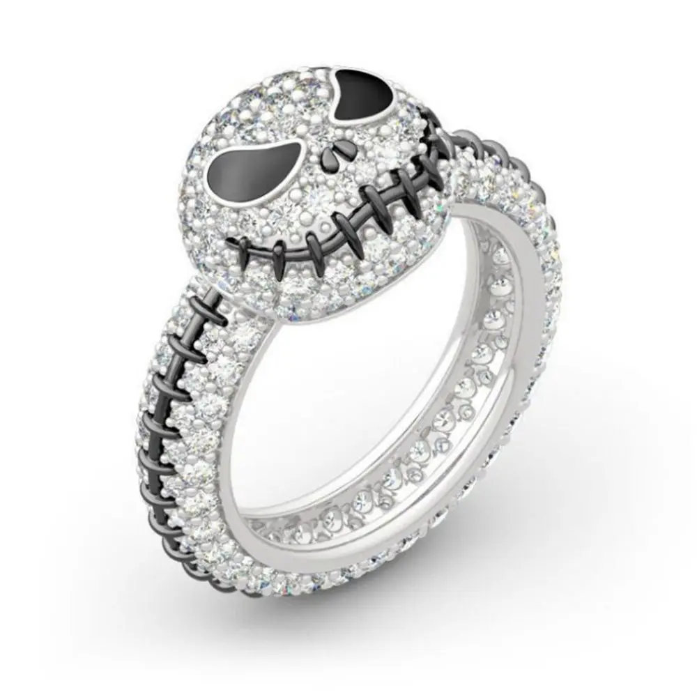 Ring Women's Christmas Nightmare Skull Ring Halloween Jewelry Romantic Jewelry Girl's Gift Engagement Ring Anniversary
Ring Women's Christmas Nightmare Skull Ring Halloween Jewelry Romantic Jewelry Girl's Gift Engagement Ring Anniversary