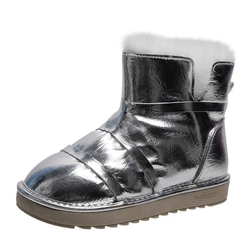 2020 Ladies Snow Boots Ankle Boots Round Toe Pu Leather All-match Flat Heel Fashion Winter Shoes Women's Boots Botas Mujer
2020 Ladies Snow Boots Ankle Boots Round Toe Pu Leather All-match Flat Heel Fashion Winter Shoes Women's Boots Botas Mujer