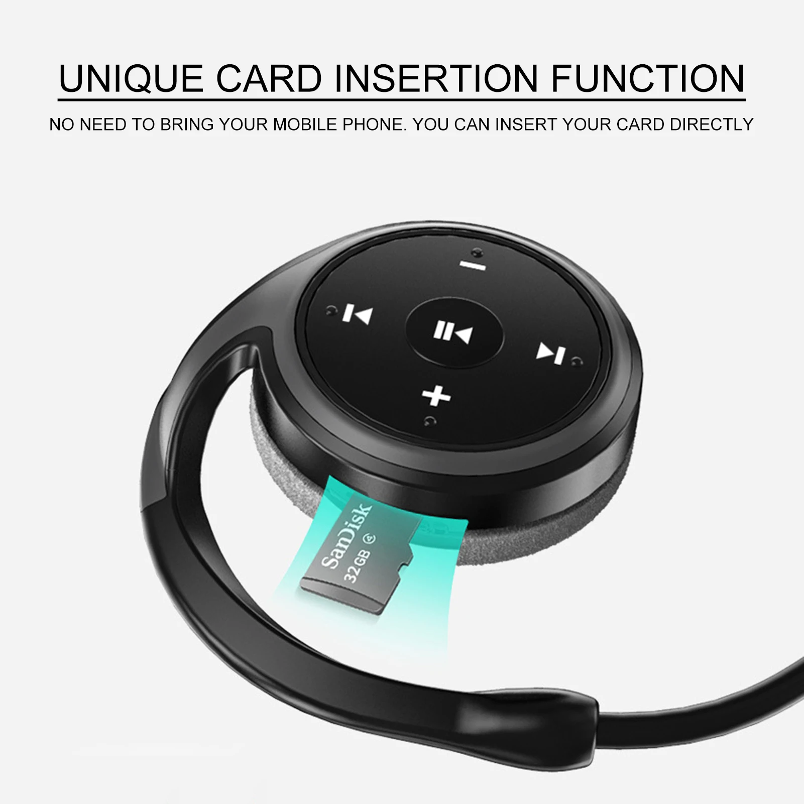 TF Card Memory Radio Mp3 Player Headphone Handsfree Running Sport Waterproof Earphones With Mic Wireless Bluetooth Headset
TF Card Memory Radio Mp3 Player Headphone Handsfree Running Sport Waterproof Earphones With Mic Wireless Bluetooth Headset