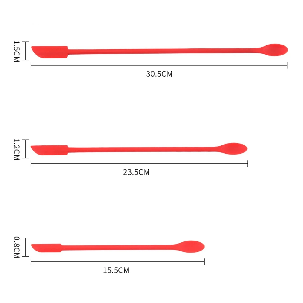 1/3 Pcs Soft Silicone Spatula Set Heat Resistant Tools for Kitchen Cooking Baking Mixing Spatulas Non-Stick Cookware
1/3 Pcs Soft Silicone Spatula Set Heat Resistant Tools for Kitchen Cooking Baking Mixing Spatulas Non-Stick Cookware
