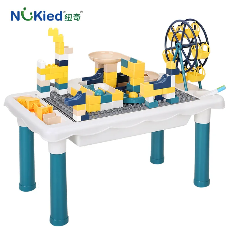 Multifunctional building table dual-use storage learning desk large particle sliding macarons Boys Child Toy Birthday Gifts Art
Multifunctional building table dual-use storage learning desk large particle sliding macarons Boys Child Toy Birthday Gifts Art