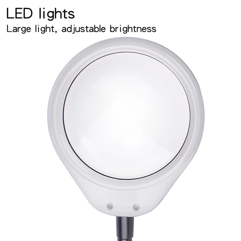 Table Lamp Lighting Magnifying Glass With LED Light Bracket Crafts Glass Lens For Electronic Maintenance Magnification 5x
Table Lamp Lighting Magnifying Glass With LED Light Bracket Crafts Glass Lens For Electronic Maintenance Magnification 5x