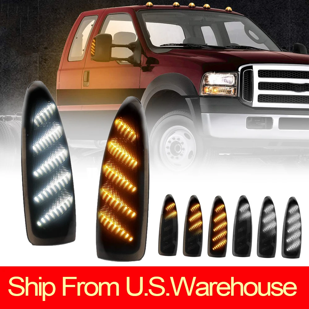 Car Rearview Mirror Side Light Two-color dynamics LED Marker Lights Bulb For 2003-2007 Ford Superduty F250 F350 pickup truck
Car Rearview Mirror Side Light Two-color dynamics LED Marker Lights Bulb For 2003-2007 Ford Superduty F250 F350 pickup truck