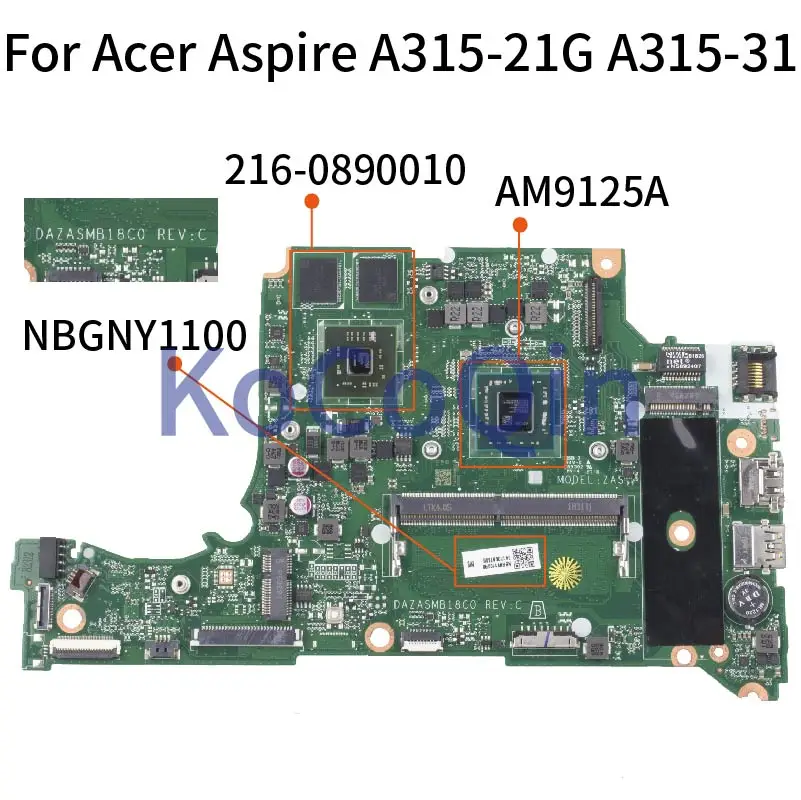 Для Acer Aspire A315-21G A315-31 AM9125A Radeon 520 материнская плата для ноутбука DAZASMB18C0 NBGNY1100 DDR4 материнская плата для ноутбука
Для Acer Aspire A315-21G A315-31 AM9125A Radeon 520 материнская плата для ноутбука DAZASMB18C0 NBGNY1100 DDR4 материнская плата для ноутбука