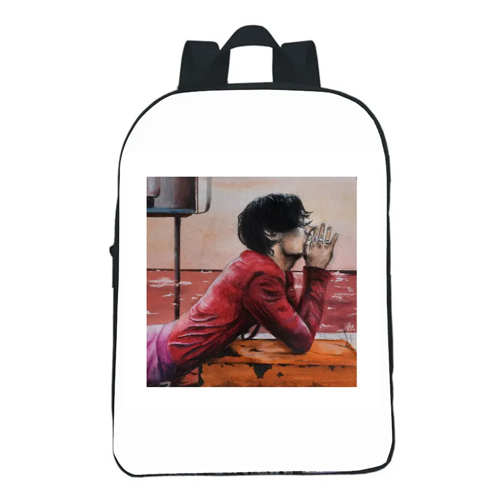 H Styles Backpack Star Singer Printing Rucksack Boys Girls Kids School Bag Children Bagpack Cute Cartoon Packsack Bookbag
H Styles Backpack Star Singer Printing Rucksack Boys Girls Kids School Bag Children Bagpack Cute Cartoon Packsack Bookbag