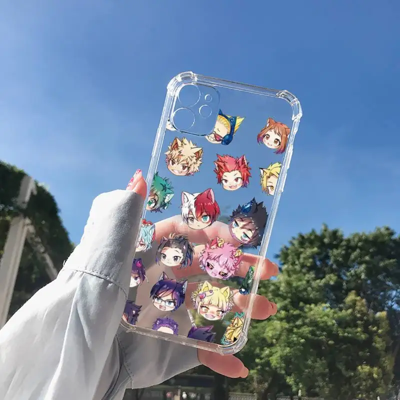 Hero Academia Phone Case Transparent for Clear iPhone 11 12 8 7 6 6S XS MAX Plus X 5S SE 2020 XR mini pro
Hero Academia Phone Case Transparent for Clear iPhone 11 12 8 7 6 6S XS MAX Plus X 5S SE 2020 XR mini pro