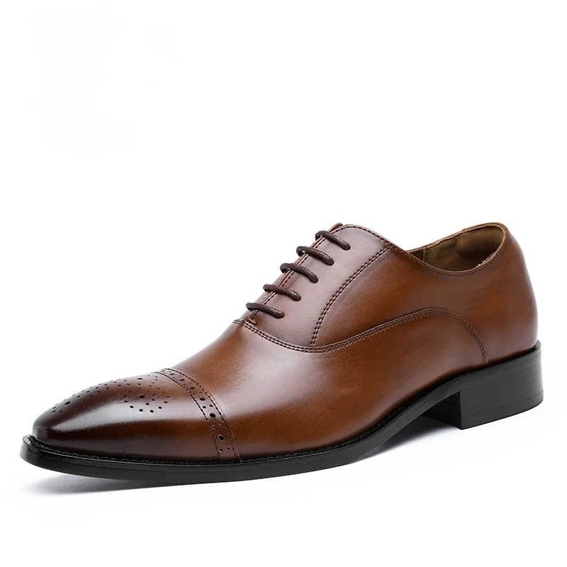 2021 Cheap Business Casual Dress Shoes for Men Leather Comfortable Lace Up Oxfords with Perforated Formal Shoes for Work
2021 Cheap Business Casual Dress Shoes for Men Leather Comfortable Lace Up Oxfords with Perforated Formal Shoes for Work