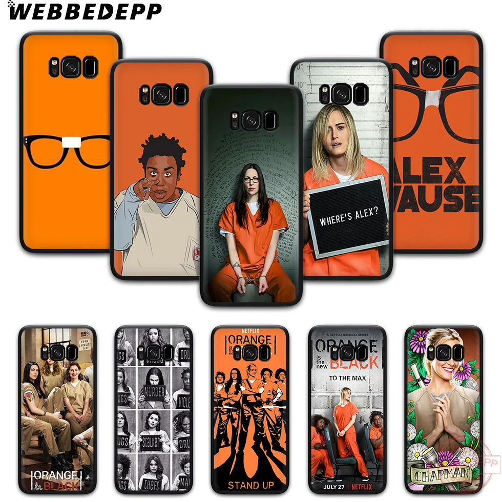 WEBBEDEPP оранжевый-это новый черный мягкий чехол для телефона с изображением цветов
