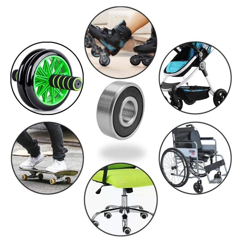 60Pcs/Set 608 2RS Ball Bearing ABEC-5 8X22X7 mm Deep Groove Carbon Steel Sealed Ball Bearings
60Pcs/Set 608 2RS Ball Bearing ABEC-5 8X22X7 mm Deep Groove Carbon Steel Sealed Ball Bearings