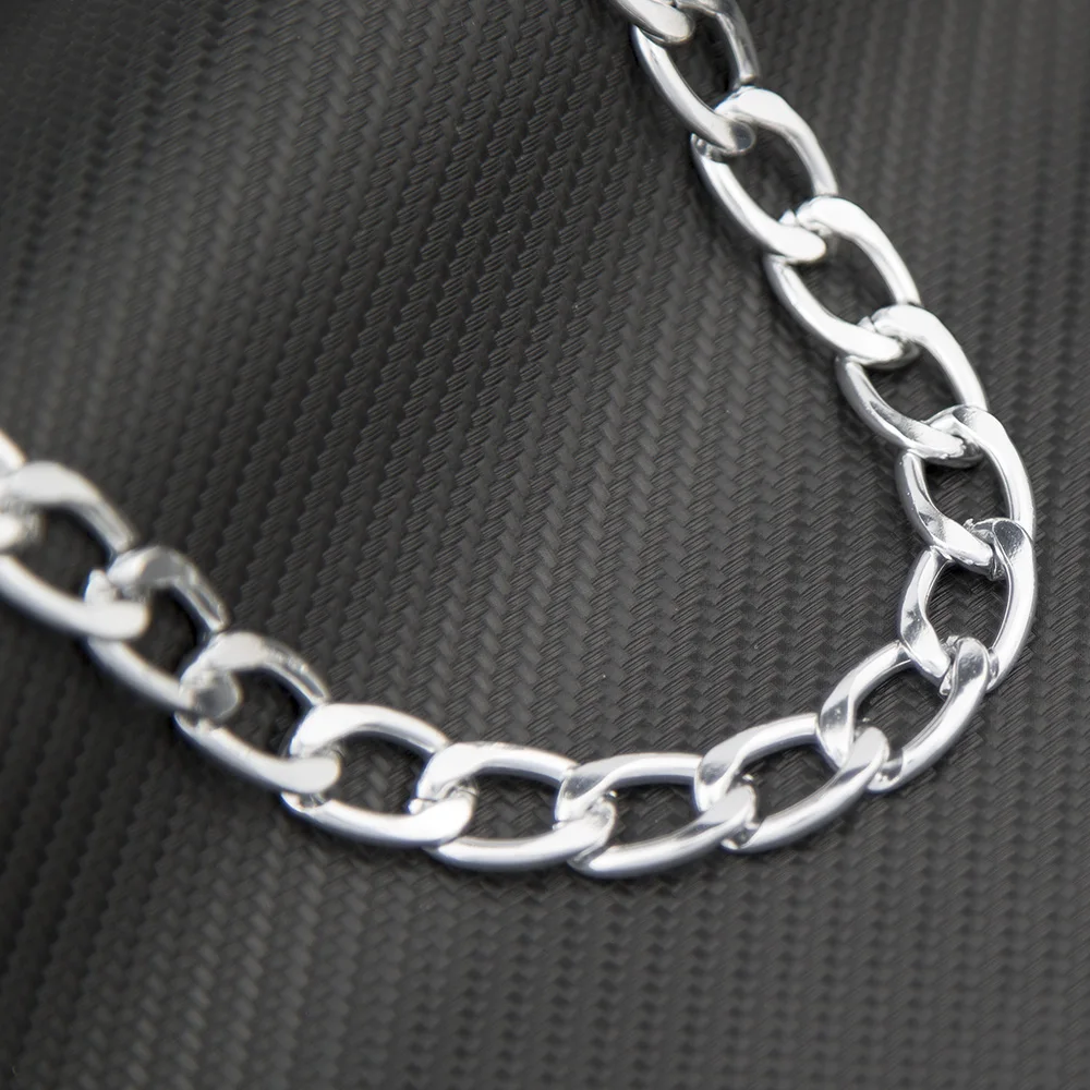 Punk Choker Necklace Cuban Link Chain Chokers Vintage Silver Thick Single Chain Necklace Tone Solid Metal For Men Boy
Punk Choker Necklace Cuban Link Chain Chokers Vintage Silver Thick Single Chain Necklace Tone Solid Metal For Men Boy