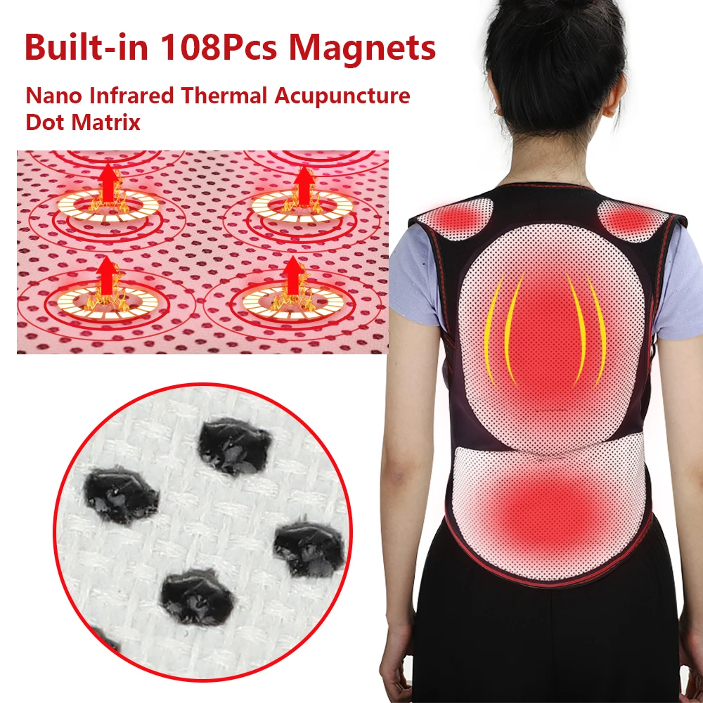 Tourmaline Self Heating Back Waist Support Brace Magnets Therapy Support Belt Shoulder Spine Lumbar Posture Corrector 
Tourmaline Self Heating Back Waist Support Brace Magnets Therapy Support Belt Shoulder Spine Lumbar Posture Corrector