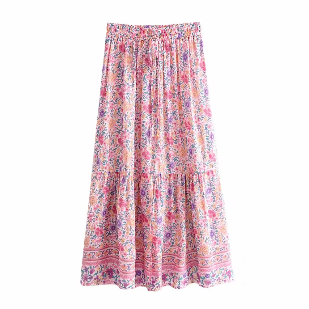 Women Floral Maxi Skirts Boho Vintage High Waist Beach Skirts Skinny A-Line Long Maxi Skirts Spring Autumn Skirts for Female
Women Floral Maxi Skirts Boho Vintage High Waist Beach Skirts Skinny A-Line Long Maxi Skirts Spring Autumn Skirts for Female