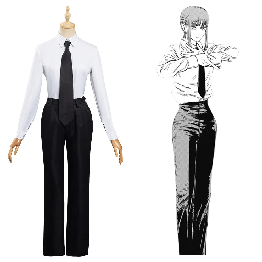 Chainsaw Man Cosplay Costume Makima Shirt Pants Outfits Halloween Carnival Suit
Chainsaw Man Cosplay Costume Makima Shirt Pants Outfits Halloween Carnival Suit