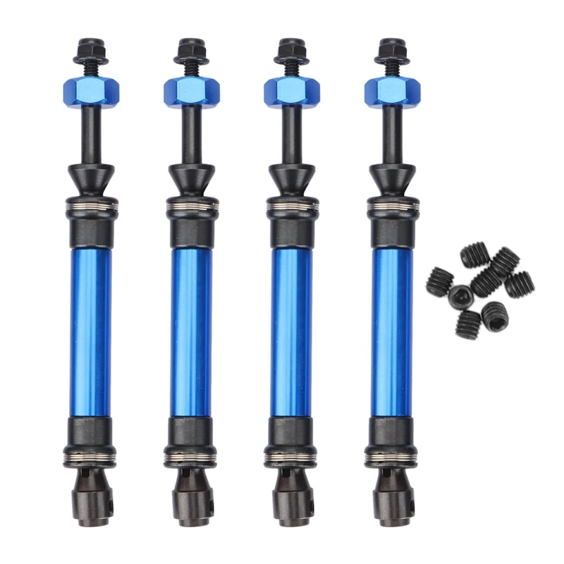 4Pcs Metal Heavy Duty Drive Shaft CVD for 1/10 Traxxas Slash Rustler Stampede VXL 4X4 4WD RC Car Upgrade Parts
4Pcs Metal Heavy Duty Drive Shaft CVD for 1/10 Traxxas Slash Rustler Stampede VXL 4X4 4WD RC Car Upgrade Parts