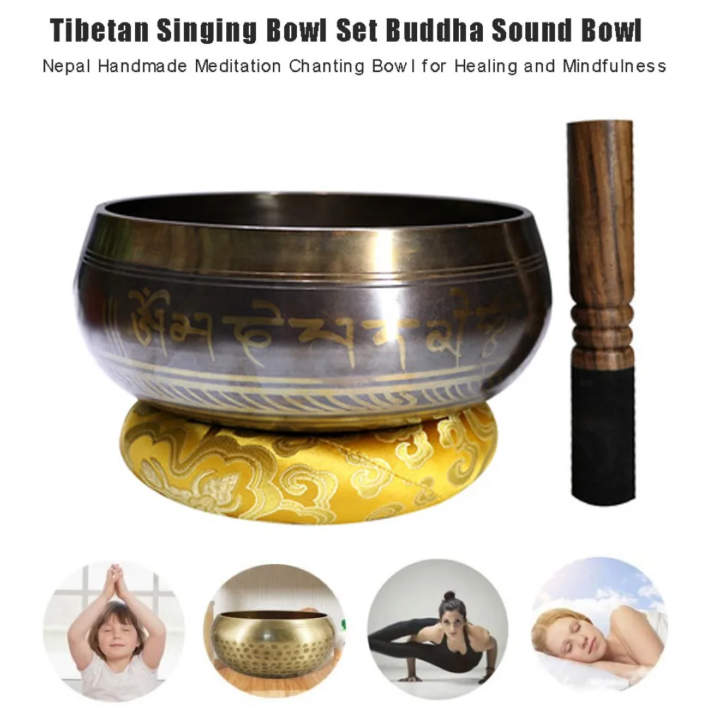 Chanting Home Yoga Bowl Mindfulness Calming Portable Holistic Healing Easy Play With Cushion Stick Tibetan Singing Bowl Set
Chanting Home Yoga Bowl Mindfulness Calming Portable Holistic Healing Easy Play With Cushion Stick Tibetan Singing Bowl Set