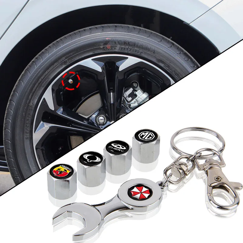 1Set of Car Tire Valve Cap with Wrench Keychain Tool for Nissan Tiida Sylphy Teana Note X-trail 1 2 T31 T32 2015 Serena Almera
1Set of Car Tire Valve Cap with Wrench Keychain Tool for Nissan Tiida Sylphy Teana Note X-trail 1 2 T31 T32 2015 Serena Almera