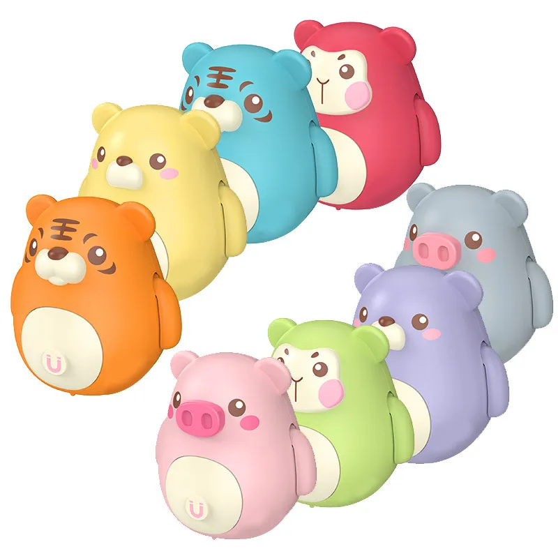 Rocking chicken electric magnetic rotation small animal baby crawling electric toy