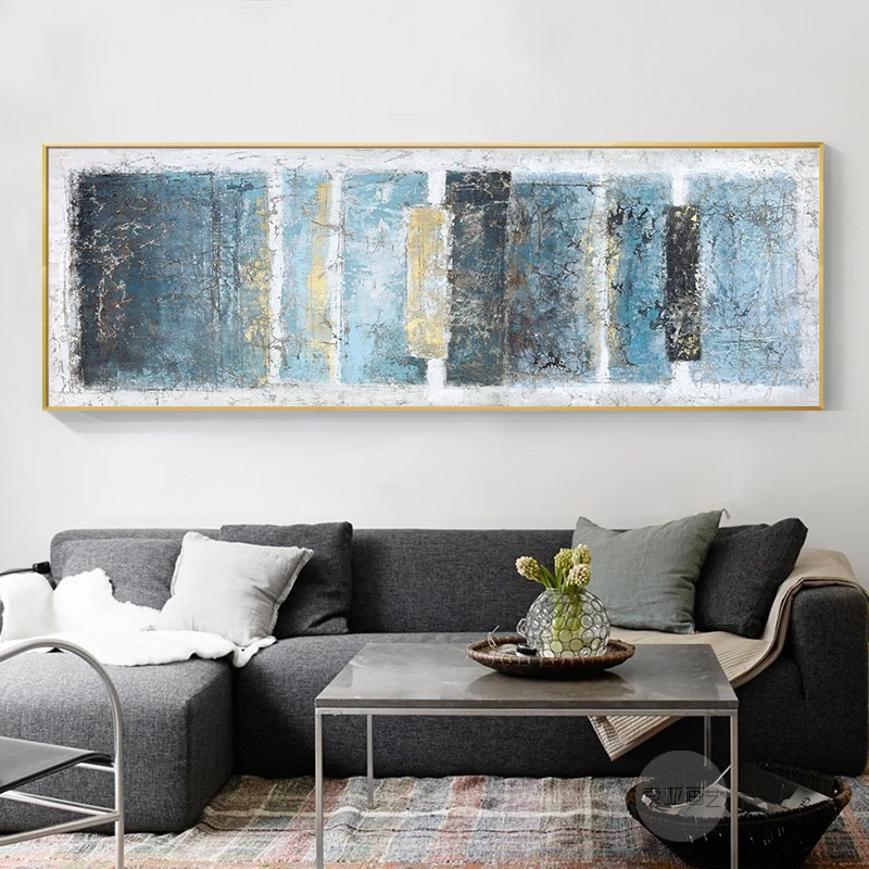 Poster and Print Abstract Blue Golden Painting on Canvas Nordic Wall Art Picture for Living Room Modern Home Decor No Frame Gift
Poster and Print Abstract Blue Golden Painting on Canvas Nordic Wall Art Picture for Living Room Modern Home Decor No Frame Gift