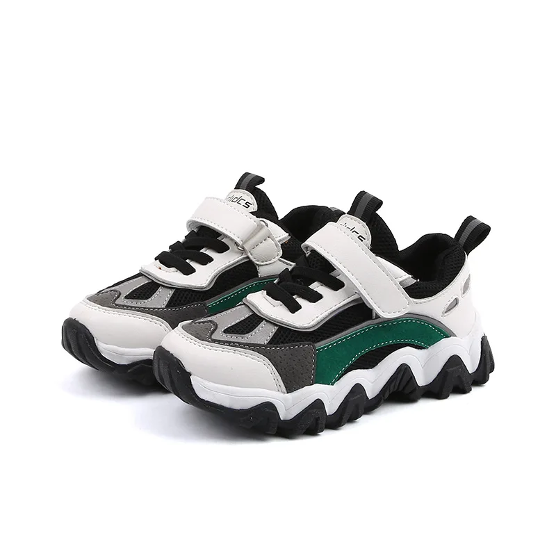 New Children's Sports Shoes Air Mesh With Hook & Loop And Lace Up Comfortable Breathable Leather Casual Sneakers For Boys Girls
New Children's Sports Shoes Air Mesh With Hook & Loop And Lace Up Comfortable Breathable Leather Casual Sneakers For Boys Girls