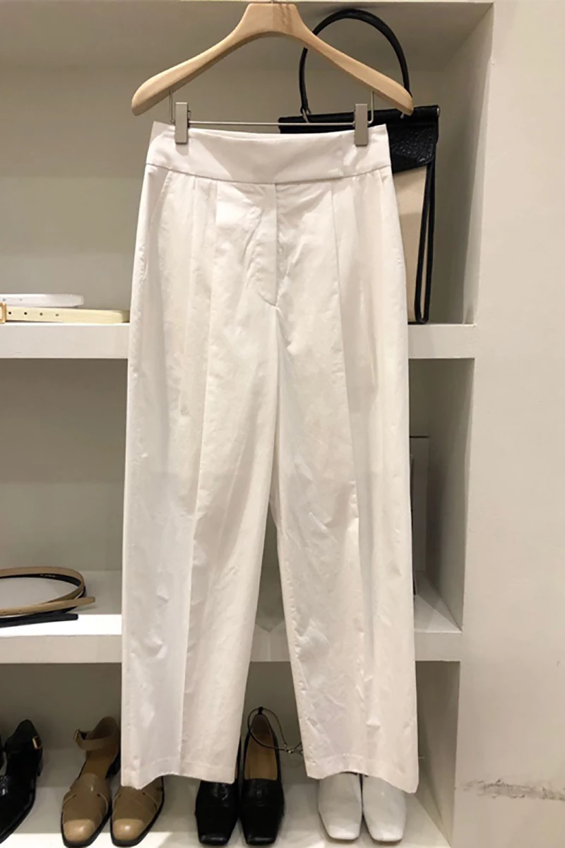 2021 New Spring Western Style All-Matching Slim Fashion Woman Pants Loose Casual Solid Color Elastic Straight Pants for Women
2021 New Spring Western Style All-Matching Slim Fashion Woman Pants Loose Casual Solid Color Elastic Straight Pants for Women
