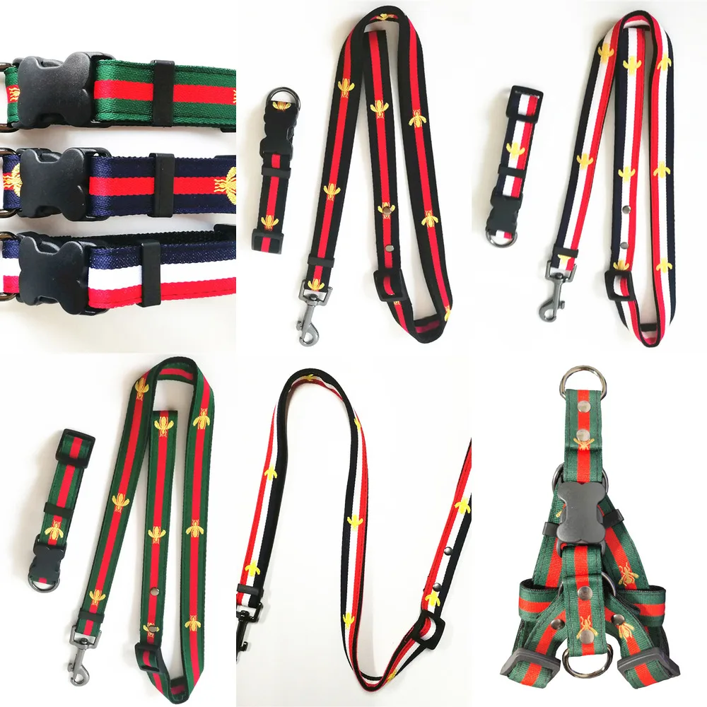 Tide Brand Embroidery Bee Pet Collar Leash Suit Dog Collar Pet Supplies Dog Seat Belt Pet Collar Harness Dog Collar Designer
Tide Brand Embroidery Bee Pet Collar Leash Suit Dog Collar Pet Supplies Dog Seat Belt Pet Collar Harness Dog Collar Designer