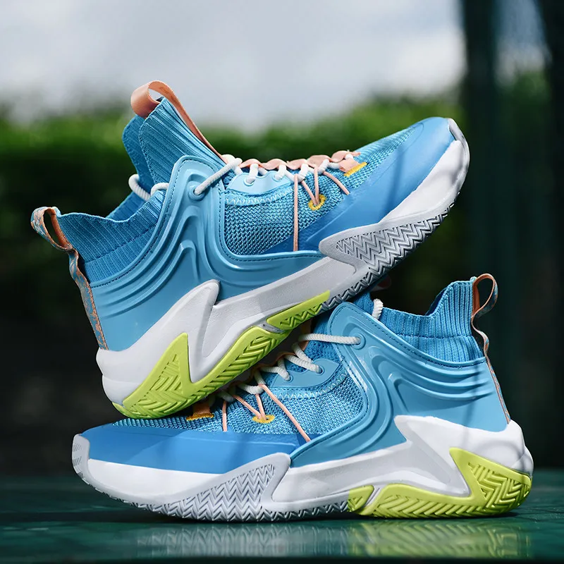 Men's Basketball Shoes Breathable Cushioning Non-Slip Wearable Sports Shoes Gym Training Athletic Basketball Sneakers for Women
Men's Basketball Shoes Breathable Cushioning Non-Slip Wearable Sports Shoes Gym Training Athletic Basketball Sneakers for Women