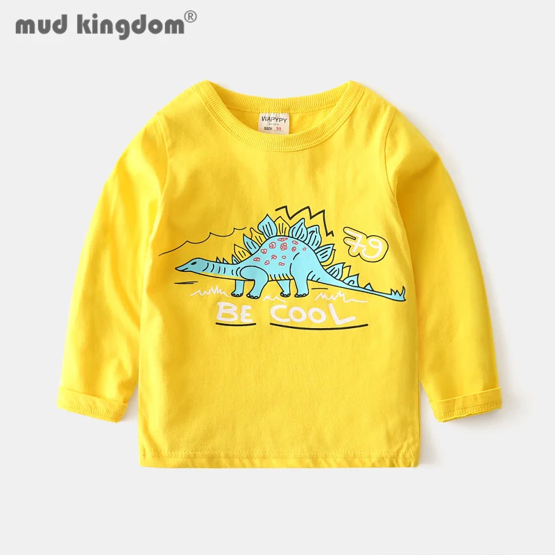 Mudkingdom Kids Cartoon T-shirts Casual Dinosaur Letter Long Sleeve Pull On Spring Autumn Tops for Toddler Crew Neck Clothes
Mudkingdom Kids Cartoon T-shirts Casual Dinosaur Letter Long Sleeve Pull On Spring Autumn Tops for Toddler Crew Neck Clothes