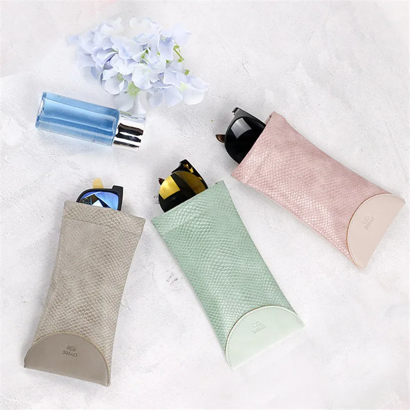 Fashion Personalized Snakeskin Pu Sunglasses Bag Solid Color Men Women Eyewear Cases Glasses Storage Accessories
Fashion Personalized Snakeskin Pu Sunglasses Bag Solid Color Men Women Eyewear Cases Glasses Storage Accessories