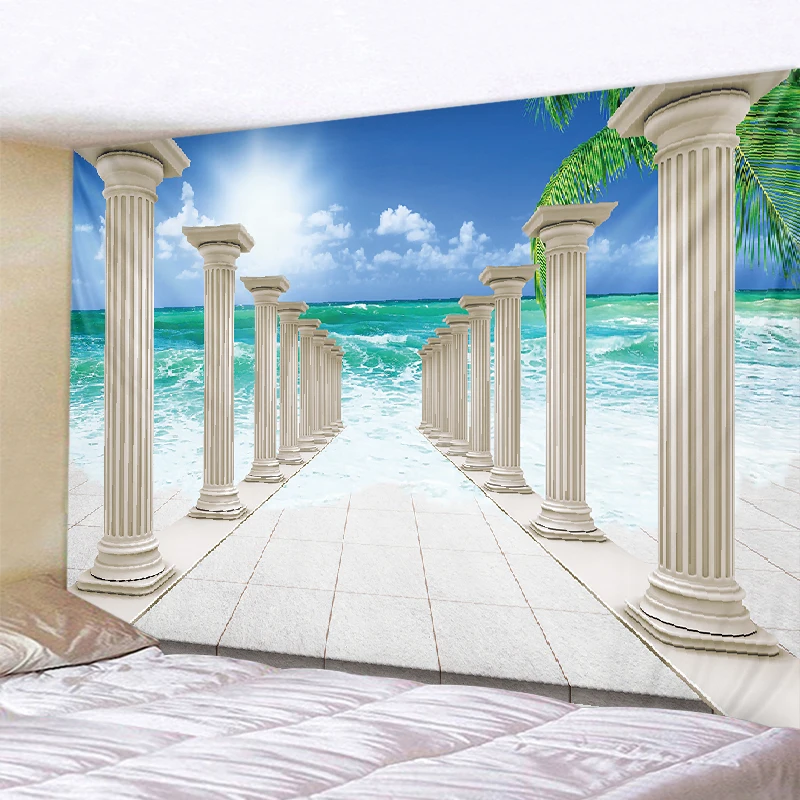 Sea window tapestry personalized background wall landscape printing tapestry Hippie art home decoration Yoga cushion sofa cushio
Sea window tapestry personalized background wall landscape printing tapestry Hippie art home decoration Yoga cushion sofa cushio
