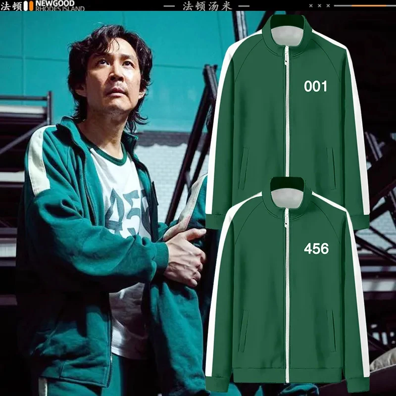 

Squid Game Unisex Male Main Suit Jacket Pants Korean Drama Sportswear Plus Size 456 Sweater Lee Jung Jae The Same Paragraph