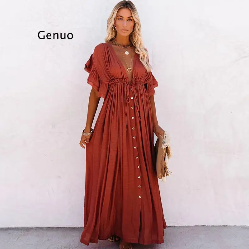 Sexy Bikini Cover-ups Long White Tunic Casual Summer Beach Dress Elegant Women Plus Size Beach Wear Swim Suit Cover Up
Sexy Bikini Cover-ups Long White Tunic Casual Summer Beach Dress Elegant Women Plus Size Beach Wear Swim Suit Cover Up