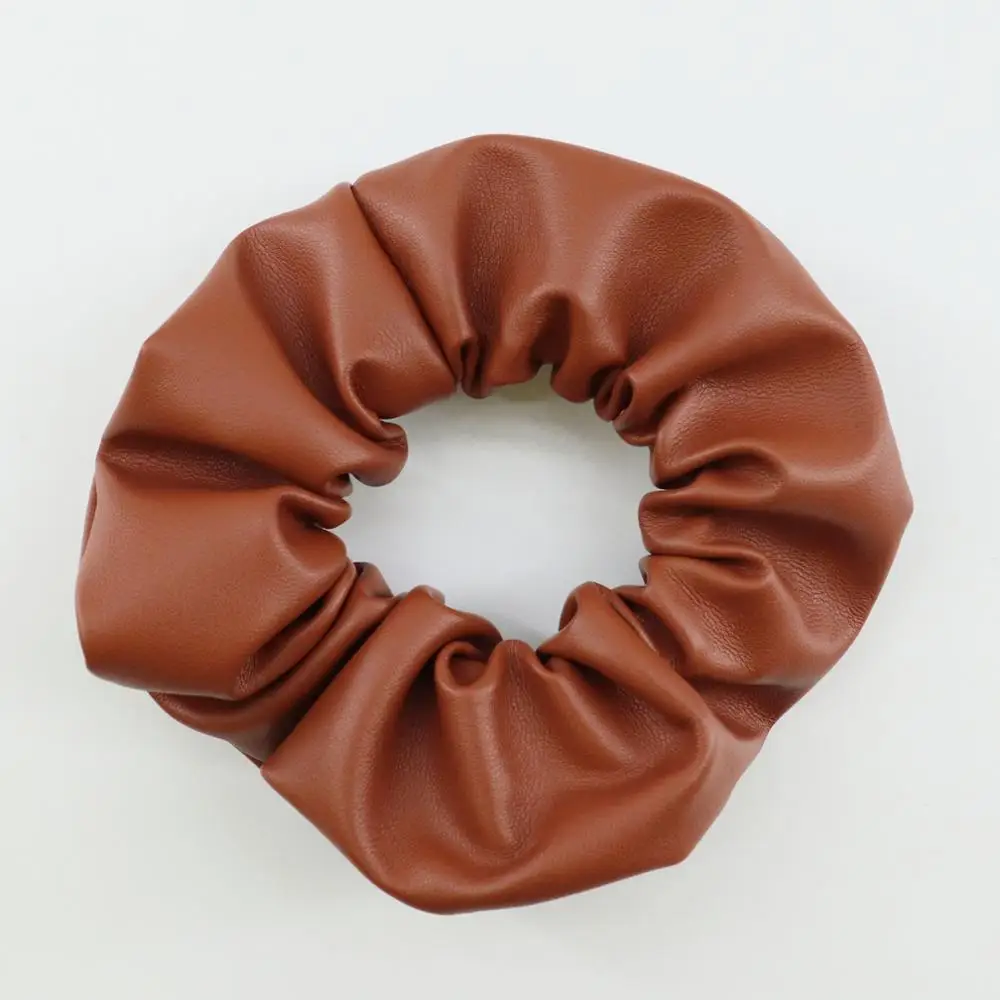 New Arrival Soft Leather Scrunchie Elastic Hair Ring Ponytail Holder Black Scrunchie for Women Hair Accessories Scrunchie Pack
New Arrival Soft Leather Scrunchie Elastic Hair Ring Ponytail Holder Black Scrunchie for Women Hair Accessories Scrunchie Pack