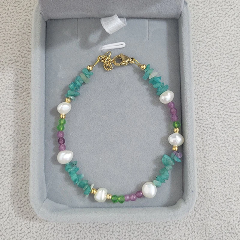 2022 New 18KGF Women Girls Natural Stone Freshwater Pearls Bracelet Irregular Amethysts Crystal Pearl Bangle Jewelry
2022 New 18KGF Women Girls Natural Stone Freshwater Pearls Bracelet Irregular Amethysts Crystal Pearl Bangle Jewelry