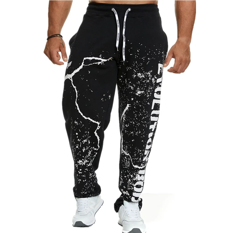 Big Size New Muscle Men's Loose Bodybuilding GYMS Fitness Sport Cotton Straight Leg Casual Hip-hop Jogger Black Trousers
Big Size New Muscle Men's Loose Bodybuilding GYMS Fitness Sport Cotton Straight Leg Casual Hip-hop Jogger Black Trousers