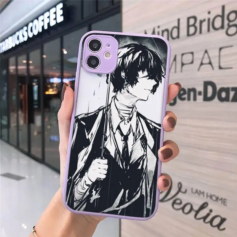 Japan anime bungou stray Phone Case Matte Transparent for iPhone 7 8 11 12 s mini pro X XS XR MAX Plus cover funda
Japan anime bungou stray Phone Case Matte Transparent for iPhone 7 8 11 12 s mini pro X XS XR MAX Plus cover funda