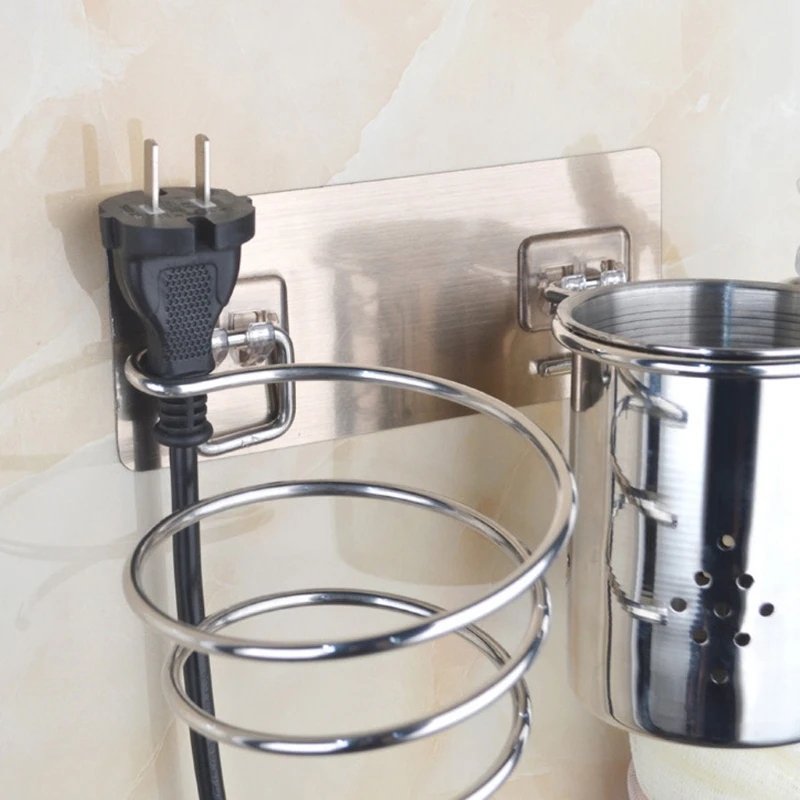 Home Blower Rack Holder Stainless Steel Wall Mounted Hair Dryer Shelf Organizer
Home Blower Rack Holder Stainless Steel Wall Mounted Hair Dryer Shelf Organizer