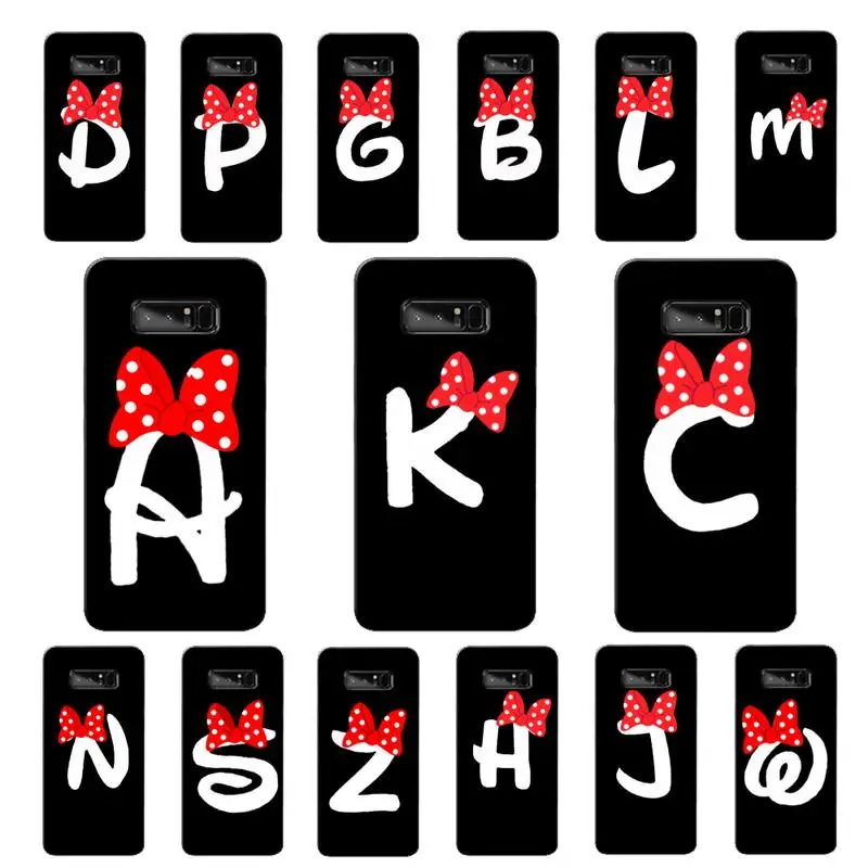 YNDFCNB Cute Cartoon Bow Letter Phone Case for Samsung note 3 4 5 7 8 9 10 pro plus lite 20 ultra
YNDFCNB Cute Cartoon Bow Letter Phone Case for Samsung note 3 4 5 7 8 9 10 pro plus lite 20 ultra