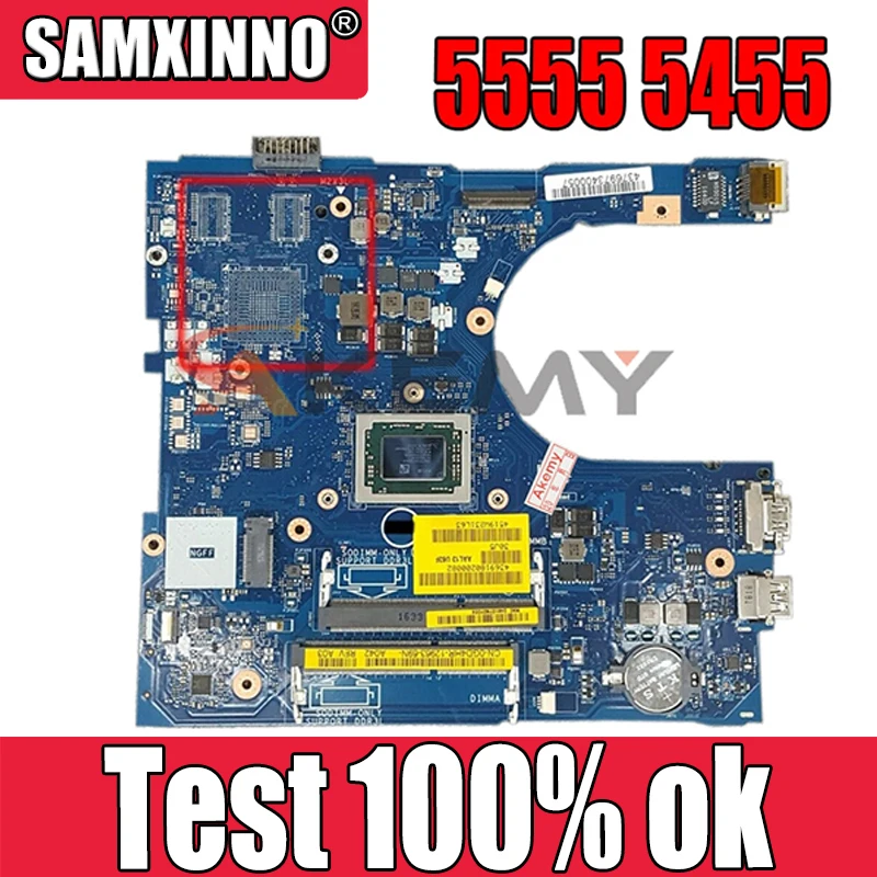 100% рабочая для Dell Inspiron 5555 5455 материнская плата AAL12 LA-C142P REV: 3 0 CN-0CD4HR 0CD4HR CD4HR