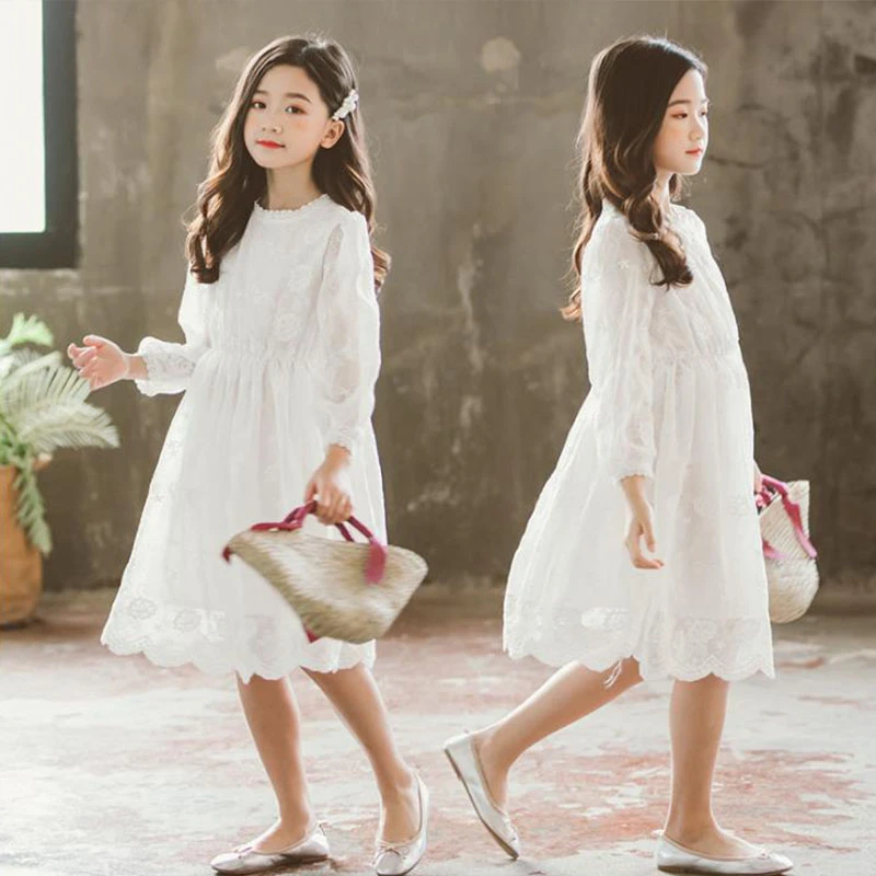 2020 New Spring Kids White Dress Big Girls Lace Dresses Princess Floral Baby Long Sleeve Toddler Dresses Kids Clothes For Girl
2020 New Spring Kids White Dress Big Girls Lace Dresses Princess Floral Baby Long Sleeve Toddler Dresses Kids Clothes For Girl