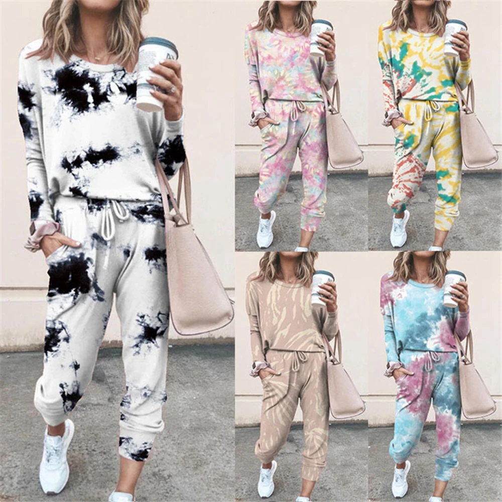 2pcs Hoodie+Pants Autumn winter printed casual long-sleeved women's sports Suit Pullover Oversize Loose Trouser Tracksuit Women 
2pcs Hoodie+Pants Autumn winter printed casual long-sleeved women's sports Suit Pullover Oversize Loose Trouser Tracksuit Women