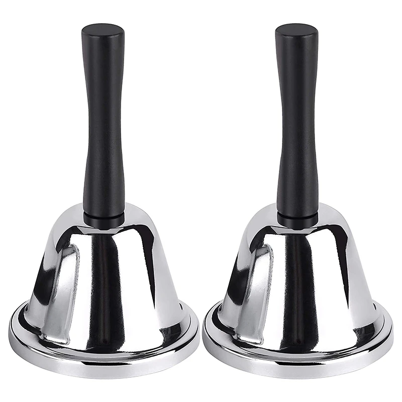 Promotion! Loud Hand Bell, 2 Pack Silver Steel Hand Bells Dinner Bells for Inside Classroom Bell, for Food Line, Alarm, Ringing
Promotion! Loud Hand Bell, 2 Pack Silver Steel Hand Bells Dinner Bells for Inside Classroom Bell, for Food Line, Alarm, Ringing